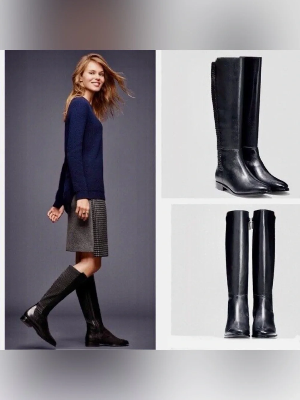 Cole Haan Rockland Women's Black Tall Boot Sz 6.0 B